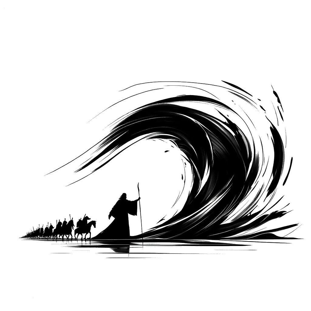 Drawing of an old fashioned door key in black and white depicting the theme of all things are possible.