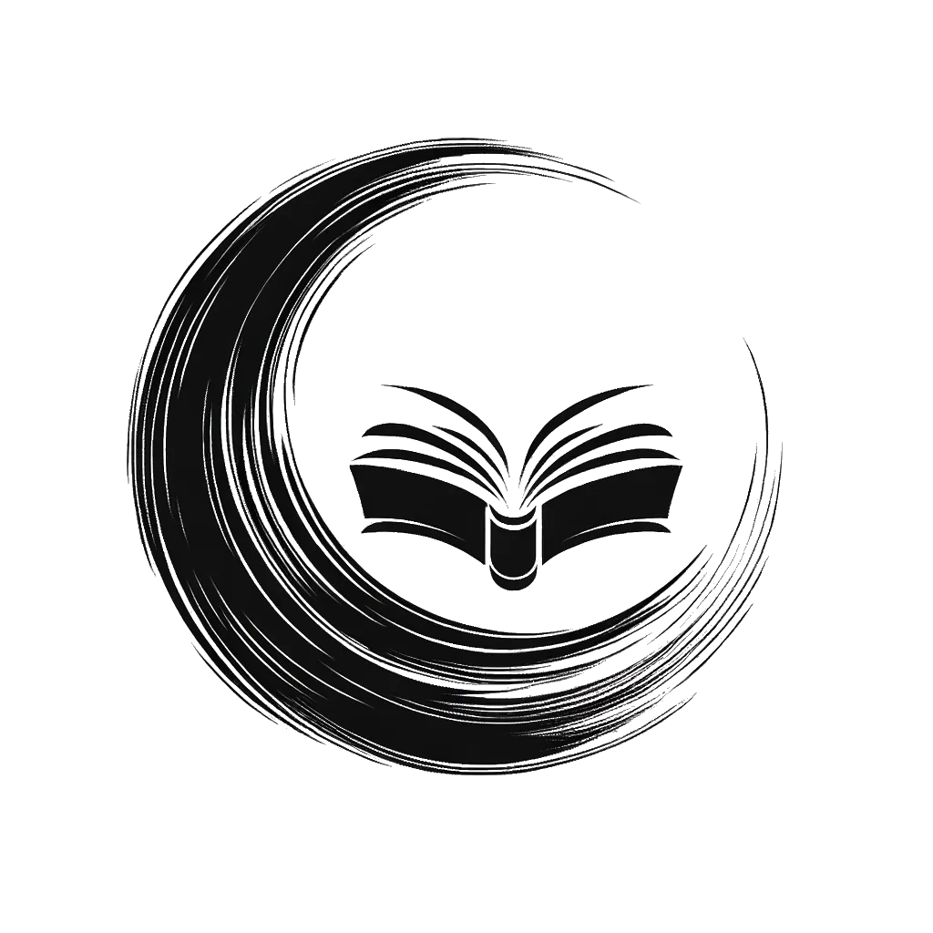 A drawing of an open book depicting the theme of counseling in black and white